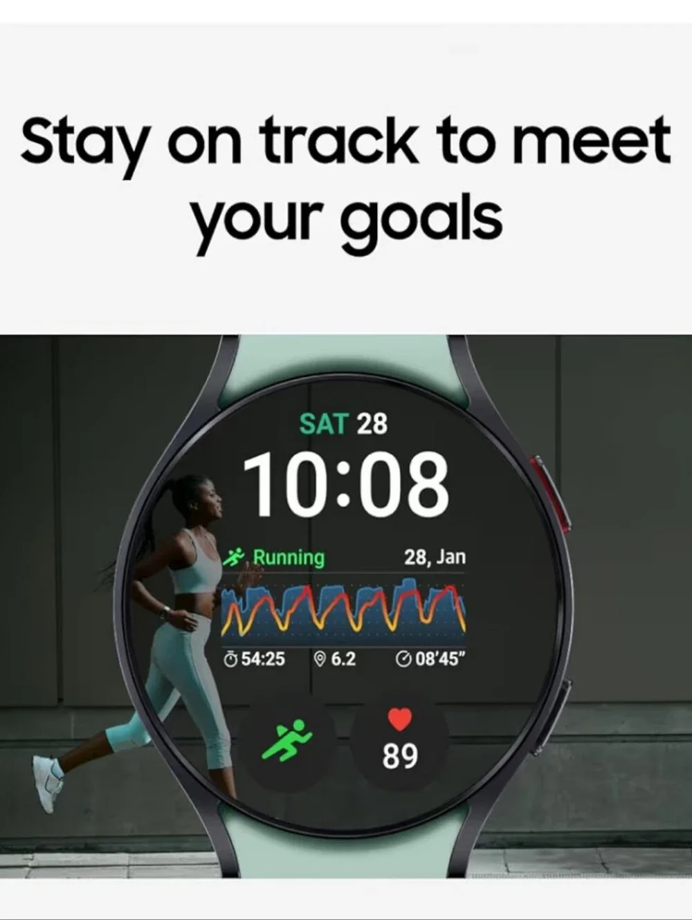 Samsung Galaxy Watch 6 44mm — Silver Case with Light Gray Band